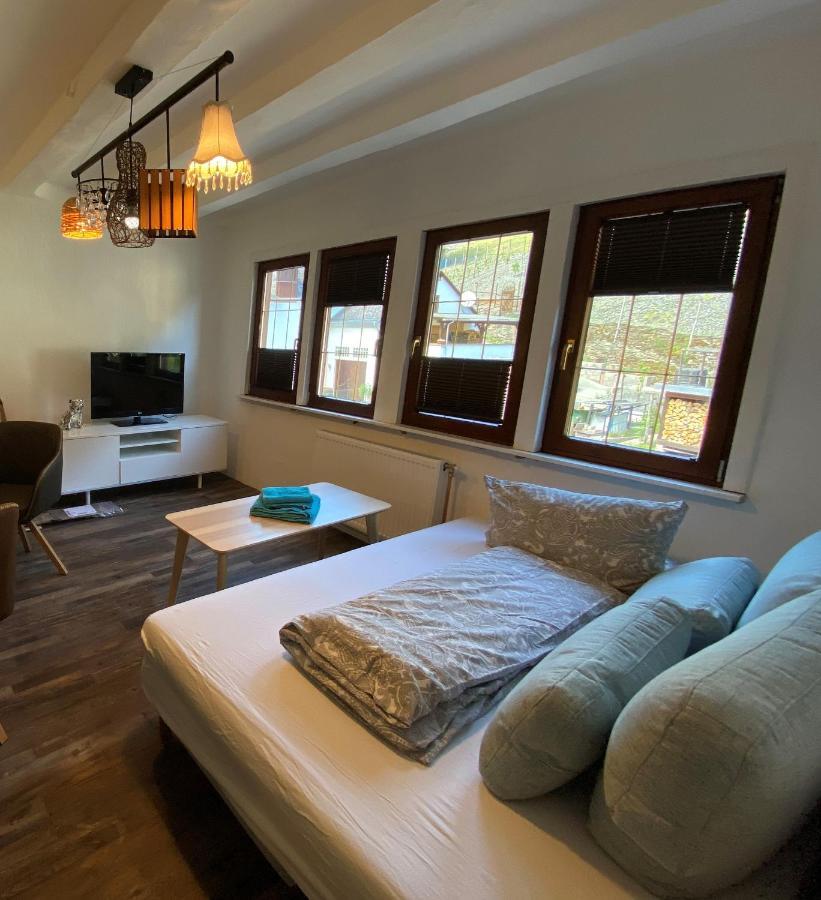 Schoene Ferienwohnung Burgruine Fachwerkhaus Bacharach Zewnętrze zdjęcie